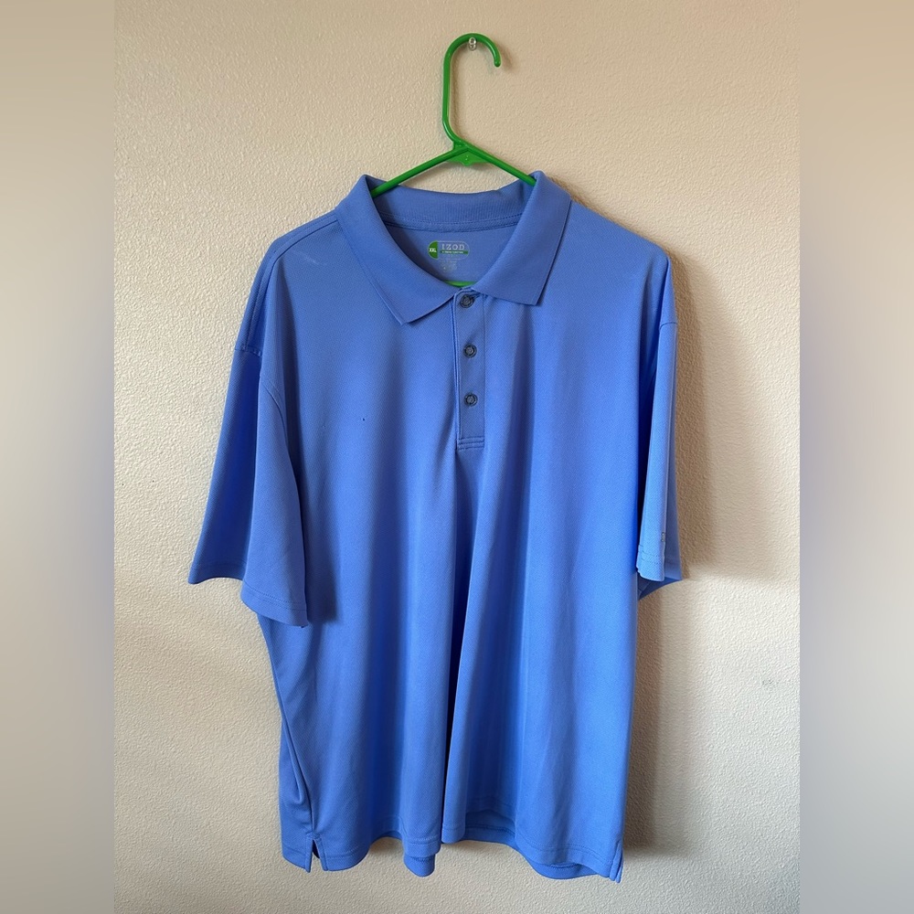 Mens XXL IZOD XFG golf polo 100% polyester